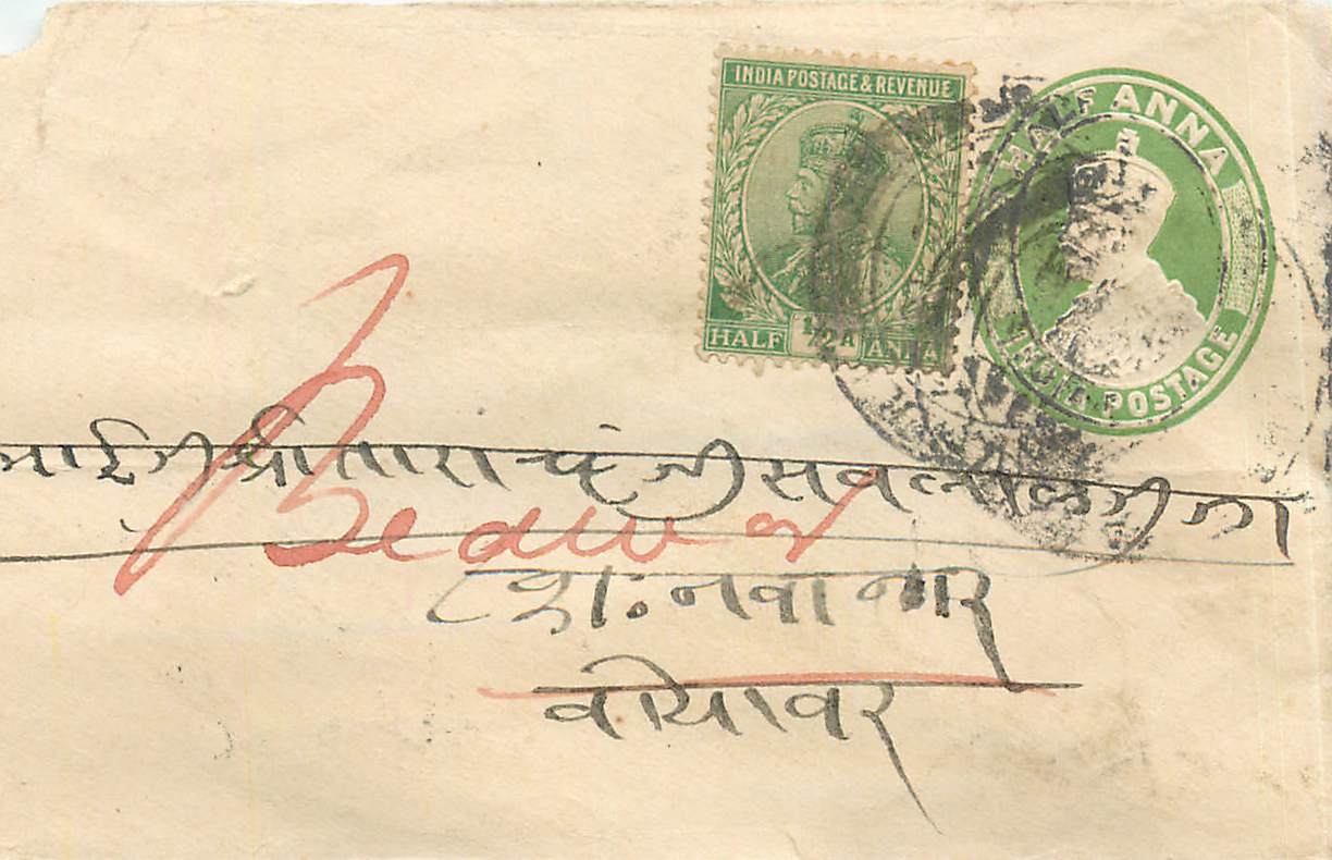 Inde India Entier Postal Stationary 