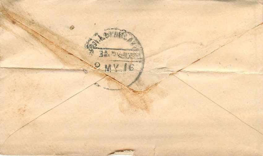 Inde India Entier Postal Stationary  — Rückseite