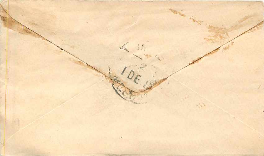 Inde India Entier Postal Stationary  — Verso