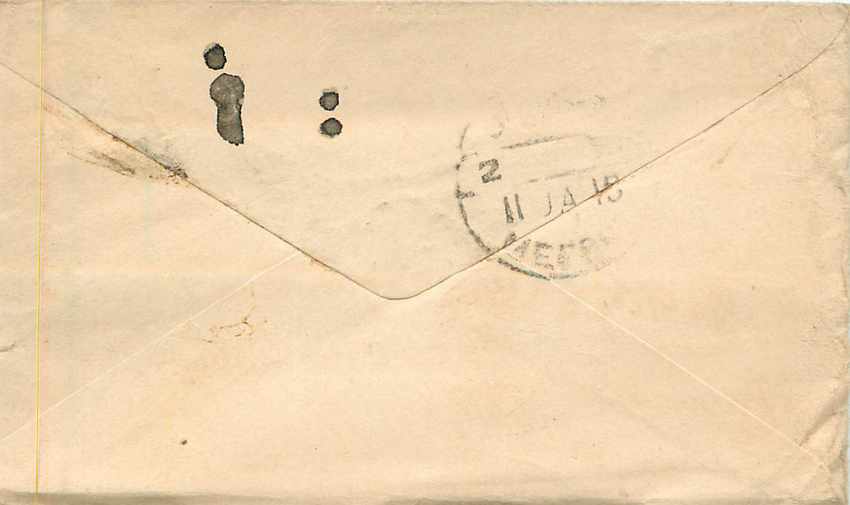 Inde India Entier Postal Stationary  — Rückseite