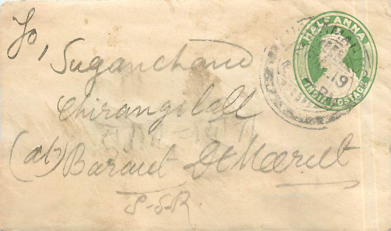 Inde India Entier Postal Stationary 