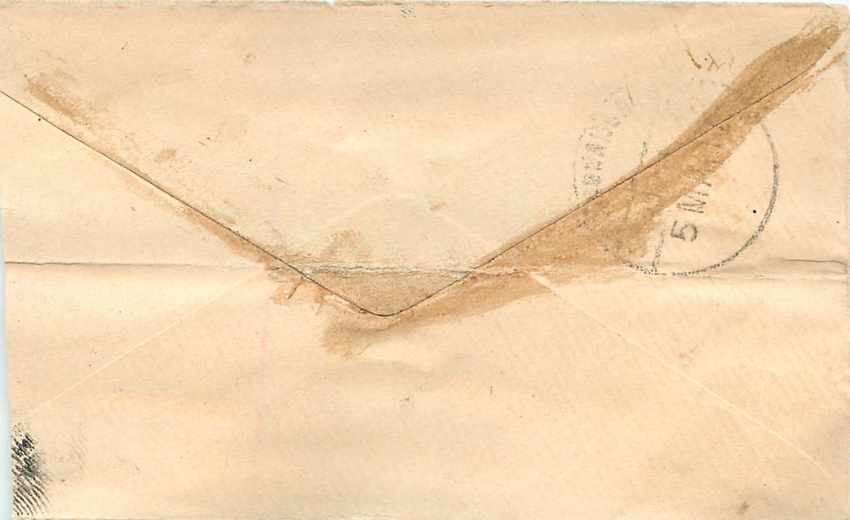 Inde India Entier Postal Stationary  — Rückseite