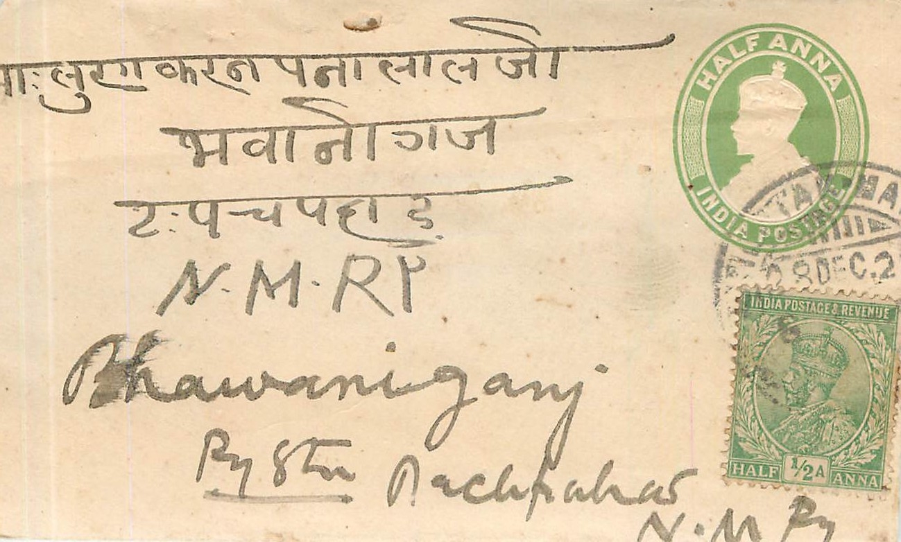 Inde India Entier Postal Stationary 