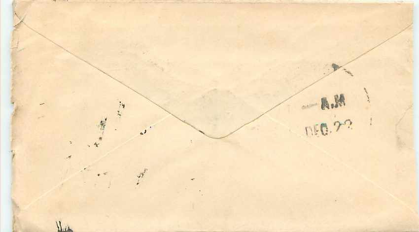 Inde India Entier Postal Stationary  — Rückseite