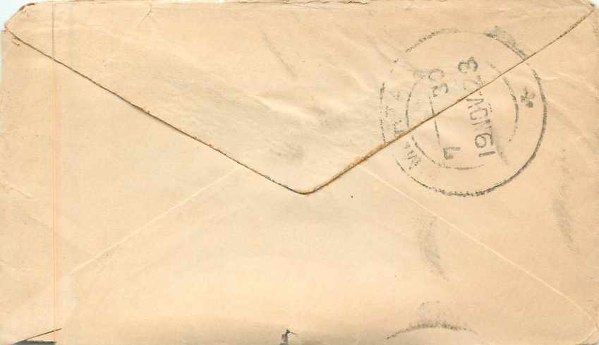 Inde India Entier Postal Stationary  — Verso