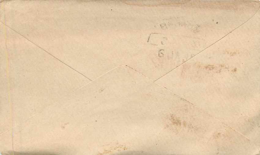 Inde India Entier Postal Stationary  — Rückseite