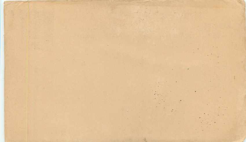 Travancore-Cochin — Anchal Card 4 Pies — Indian Posts and Telegraphs Department — Rückseite