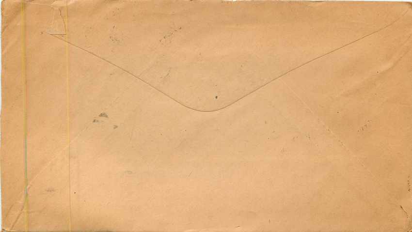 Lettre Cover Etats-Unis 5c 1931  — Verso