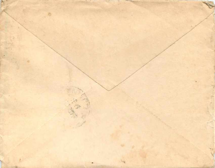 Lettre Cover Etats-Unis 5c New Haven  — Rückseite