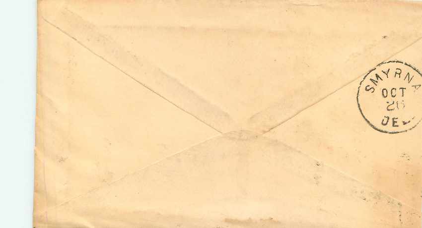 Lettre Covers Etats-Unis 2c WM Allen Warren Street New York — Rückseite