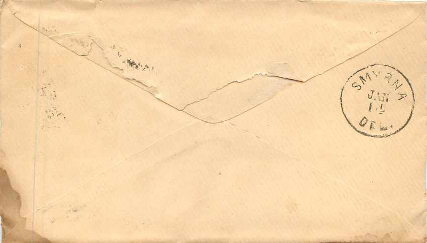 Lettre Covers Etats-Unis 2c Philadelphia — Verso