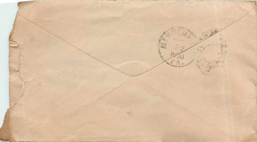 Lettre Covers Etats-Unis 2c Joseph Walton Burlington — Rückseite