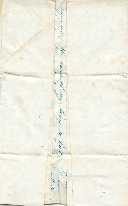 Lettre Covers Etats-Unis 1846 Bookland Ville  — Rückseite