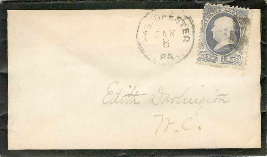 Lettre Covers Etats-Unis 1c for NC