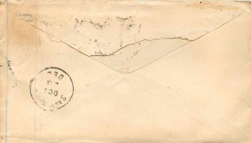 Lettre Covers Etats-Unis 2c Twombly Boston — Rückseite