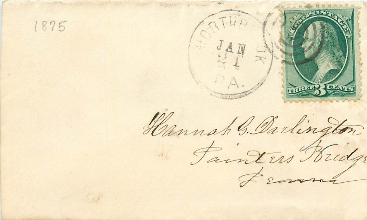 Lettre Covers Etats-Unis 3c 1875