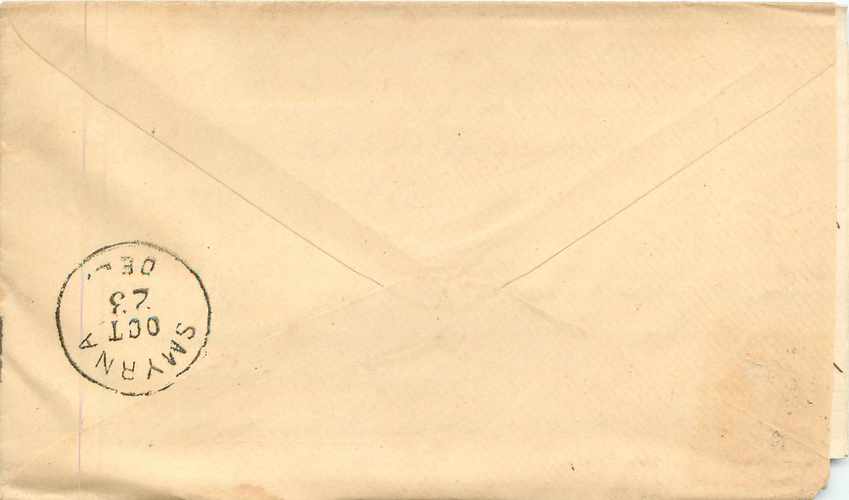 Lettre Covers Etats-Unis 2c Philadelphia  — Rückseite