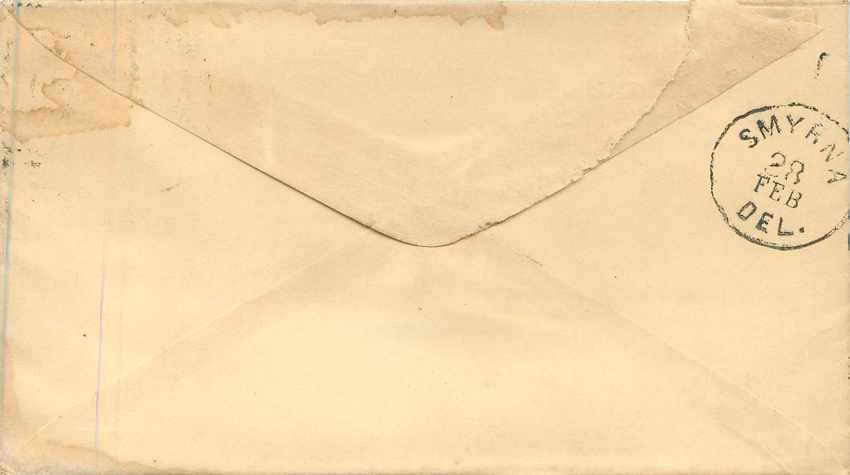 Lettre Covers Etats-Unis 2c Gordinier Sees Troy NY — Rückseite