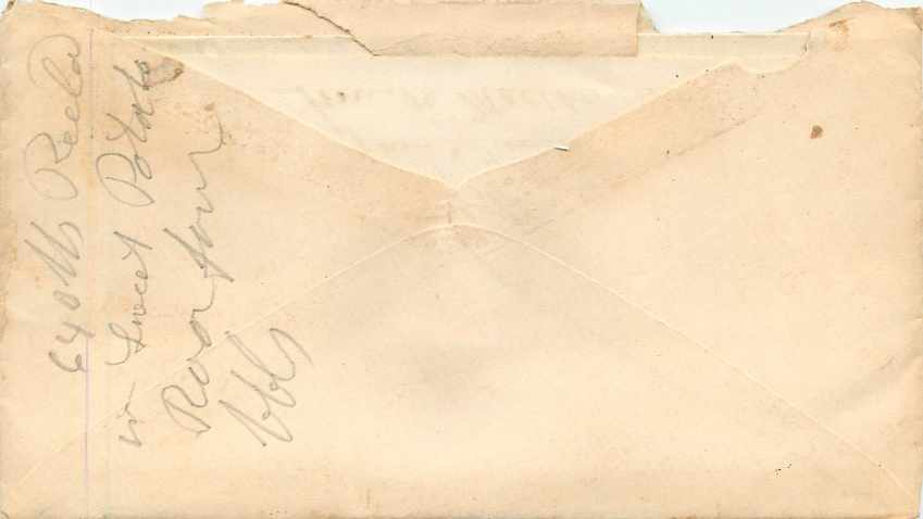 Lettre Covers Etats-Unis 3c Philadelphia — Back