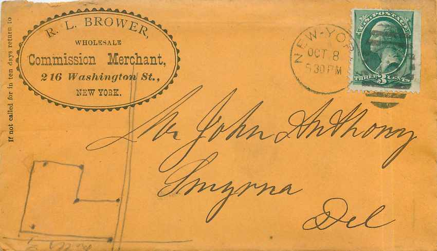 Lettre Covers Etats-Unis 3c