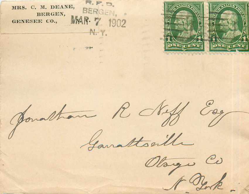 Lettre Cover  1902 1c