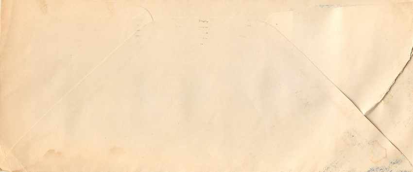 Lettre Cover 1938 National Air Mail Indiana Penn Indien — Rückseite