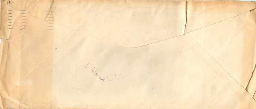 Lettre Cover Jefferson Hotel First Flight Route AM 20 Dallas Texas June 1931 — Verso