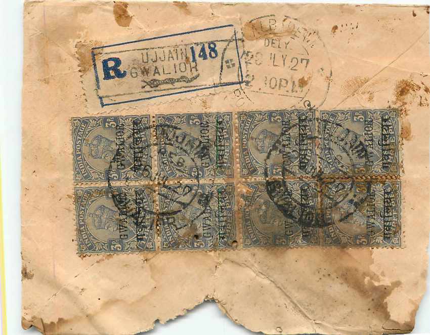 Entier Postal Postal Stationary Sri Lanka Ceylan Lion — Rückseite