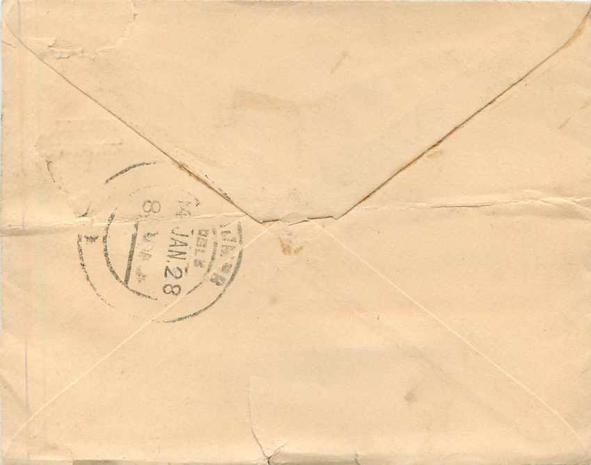 Postal Stationary Entier Postal Inde India Gwalior — Verso