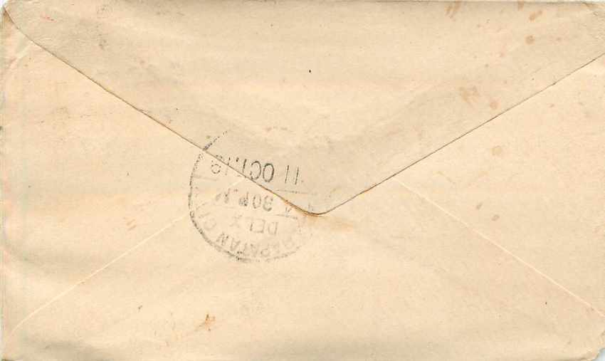 Postal Stationary Entier Postal Inde India Gwalior — Rückseite