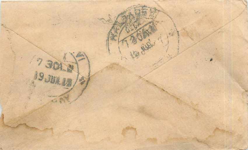 Inde India Gwalior Entier Postal Stationary 