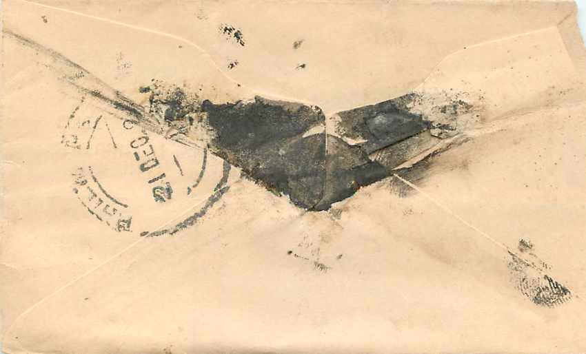Inde India Gwalior Entier Postal Stationary  — Rückseite