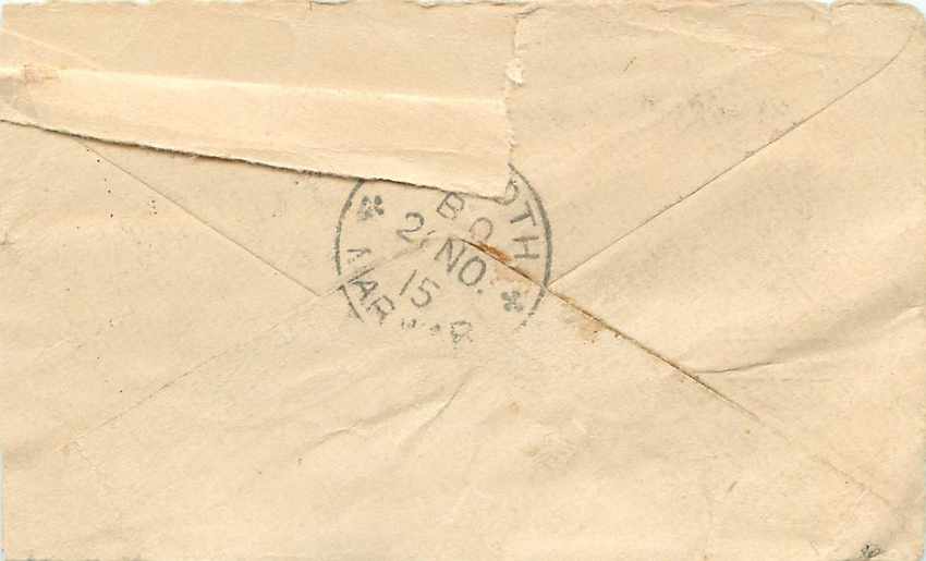 Inde India Gwalior Entier Postal Stationary  — Rückseite