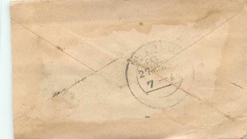 Inde India Gwalior Entier Postal Stationary  — Rückseite