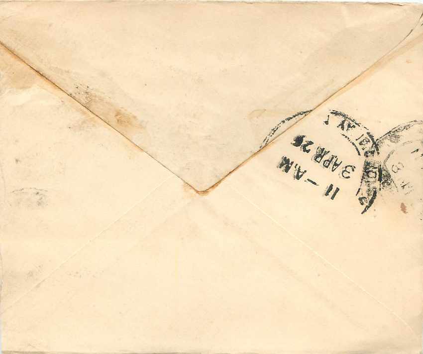 Inde India Gwalior Entier Postal Stationary  — Verso