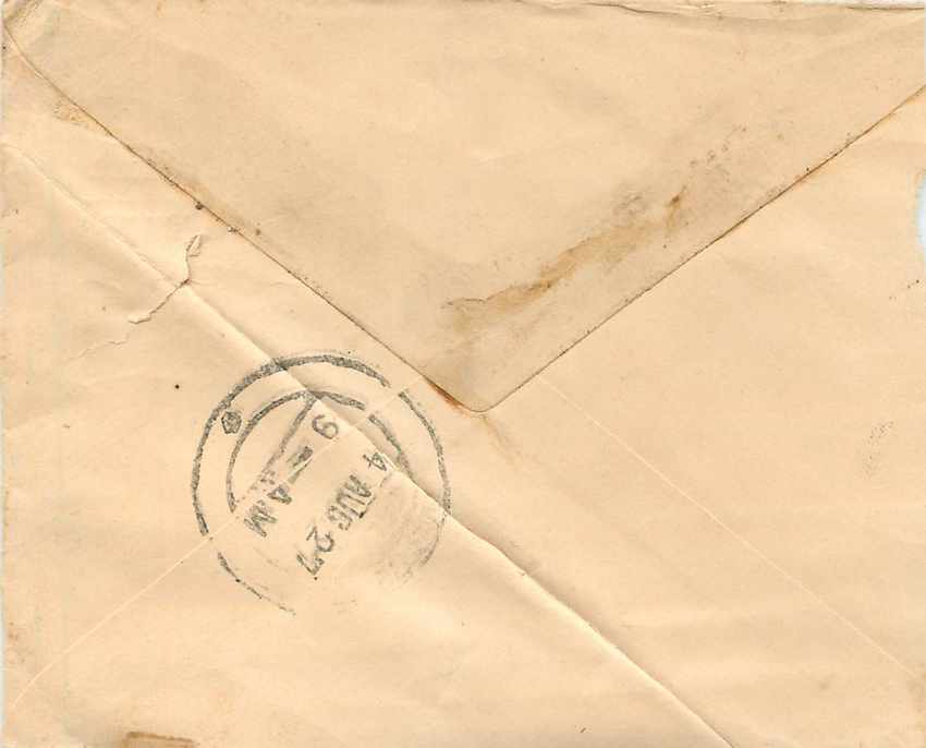 Entier Postal Postal Stationary Inde India Gwalior — Rückseite
