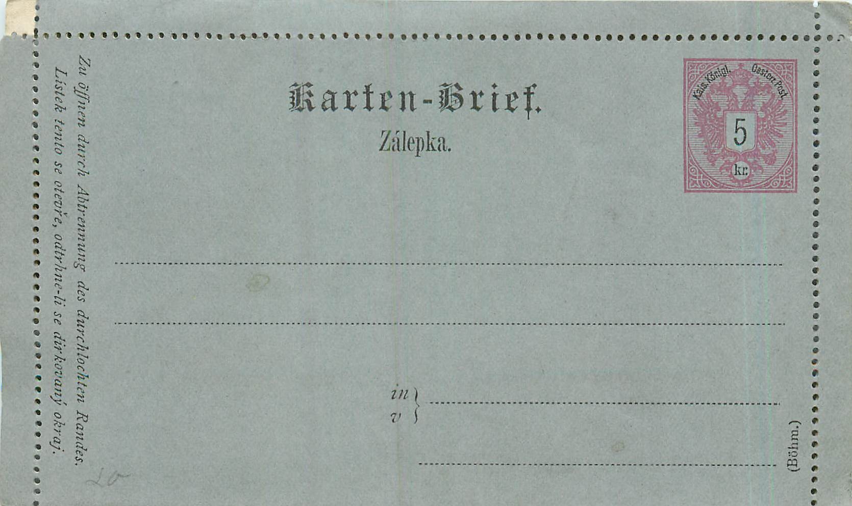 Entier Postal Stationary Autriche