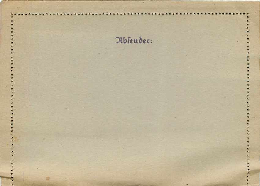 Entier Postal Stationary 1949 for New York FDC Cheval — Verso