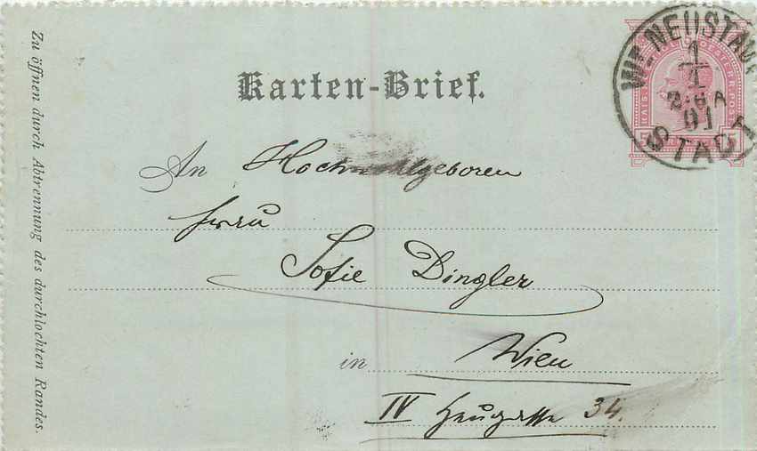 Entier Postal Stationary  Autriche  1901 for Wien