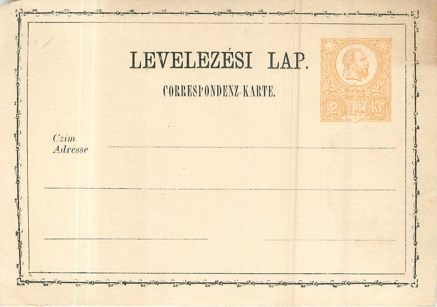 Entier Postal Stationary Autriche  2 kr