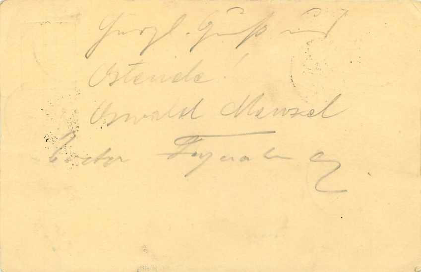 Entier Postal Postal Stationary Belgique 2c et 2c 1893 — Rückseite
