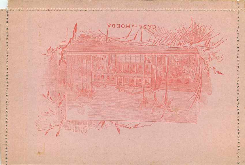 Postal Stationary Entier Postal Bresil Brazil — Rückseite