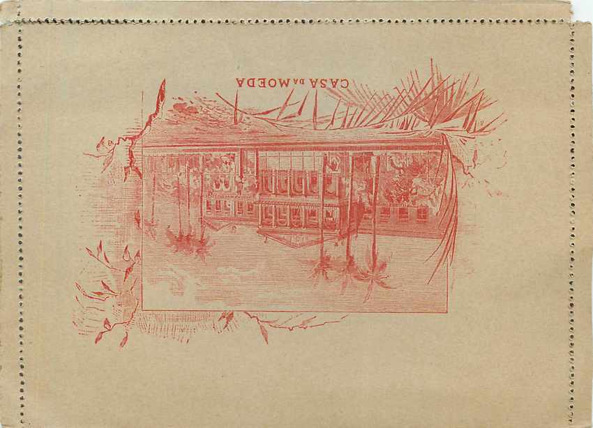 Postal Stationary Entier Postal Bresil Brazil — Rückseite