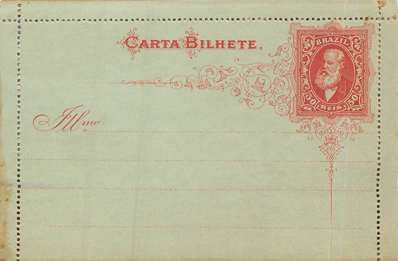 Postal Stationary Entier Postal Bresil Brazil