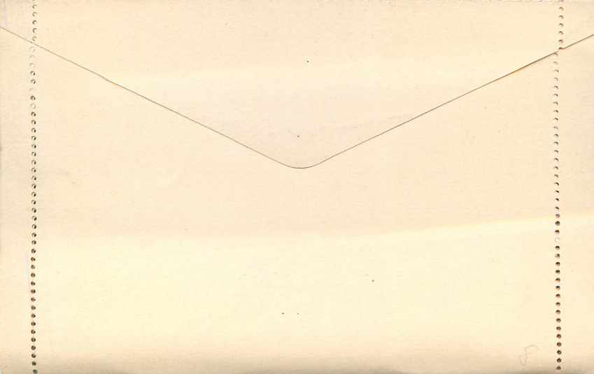 Postal Stationary Entier Postal Bresil Brazil — Rückseite