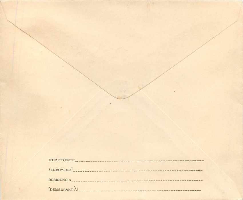 Postal Stationary Entier Postal Bresil Brazil — Rückseite