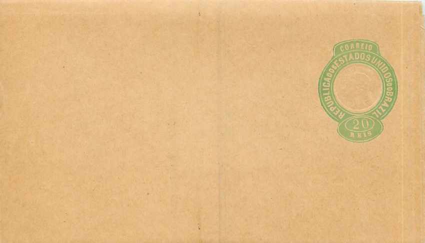Postal Stationary Bresil Brazil  20 R