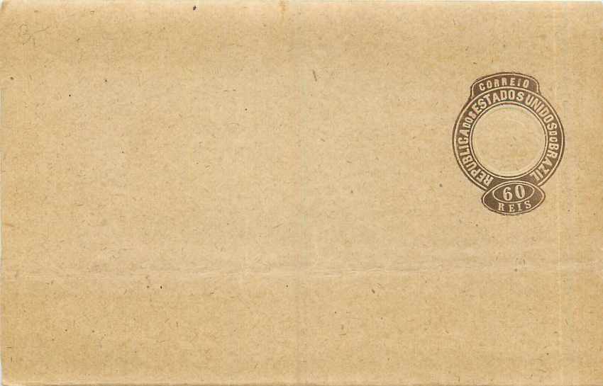 Postal Stationary Bresil Brazil 60 R