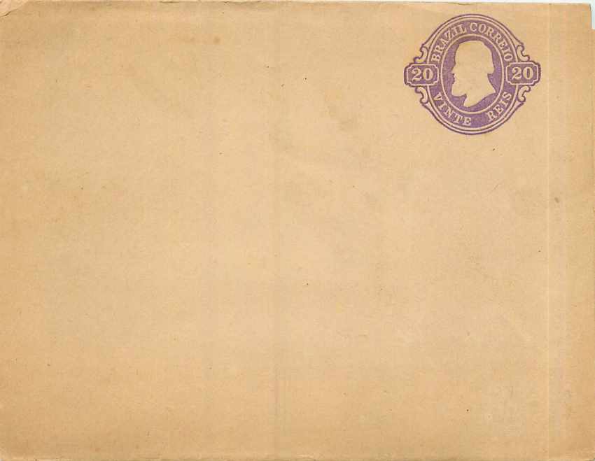 Postal Stationary Bresil Brazil 20 R