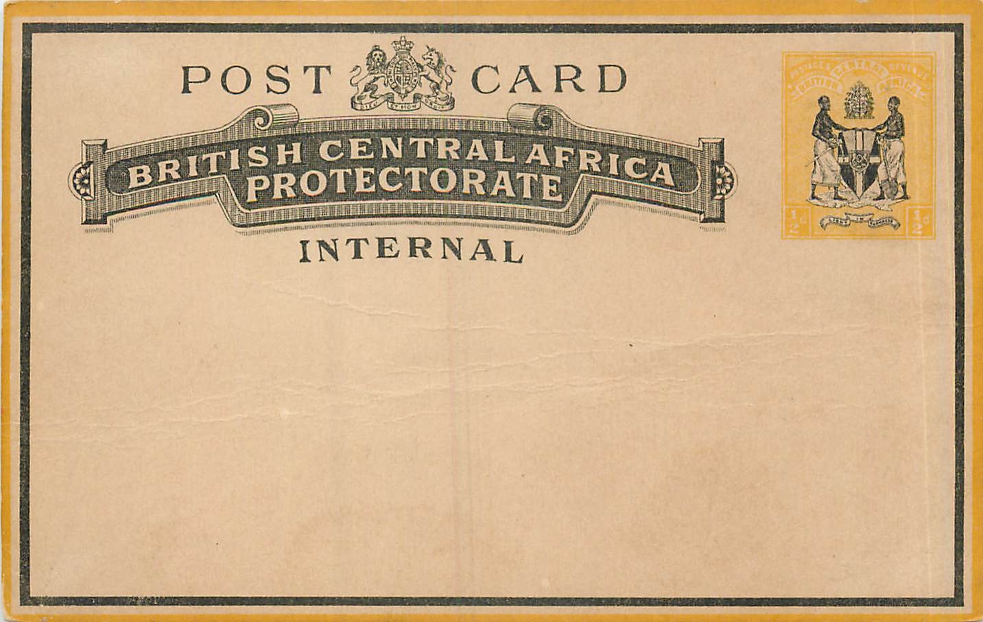 Postal Stationary  British Central Africa 